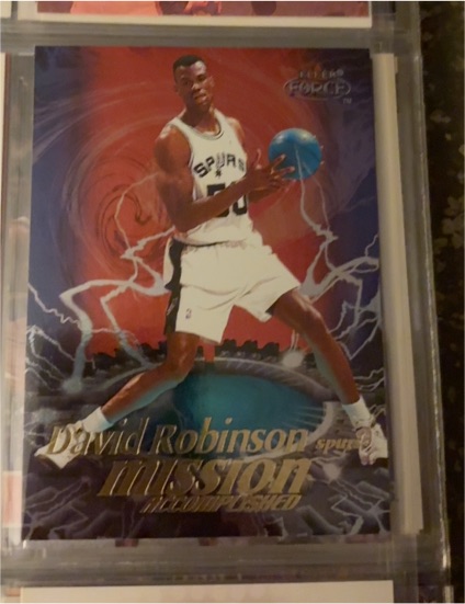 1999-00 Fleer Force #MA15 David Robinson Mission Accomplished — front