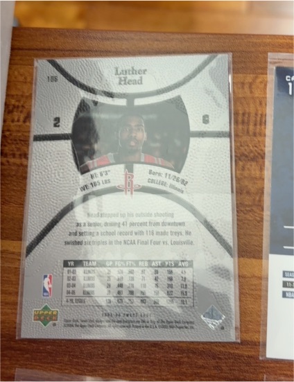 2003 Upper Deck #105 Luther Head — front