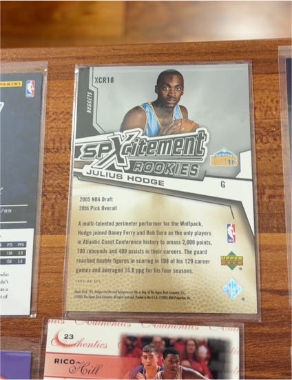 2005-06 Upper Deck SPx SPxcitement Rookies #XCR18 Julius Hodge — front
