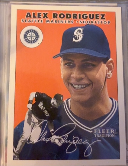2000 Fleer Tradition #391 Alex Rodriguez — front