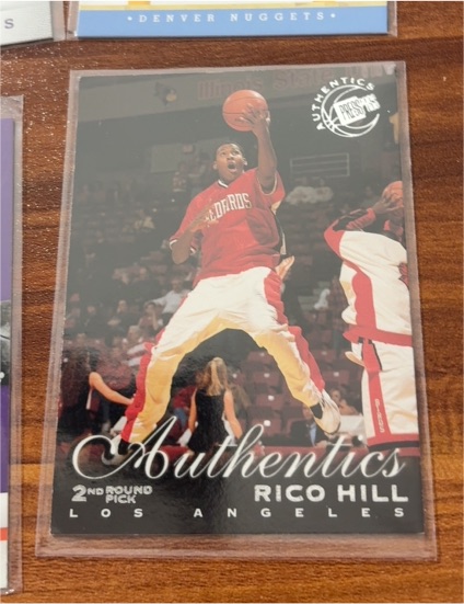 1999 Press Pass Authentics #23 Rico Hill — front
