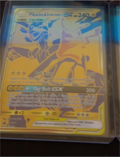 Pokémon Pikachu & Zekrom GX SM248 — front