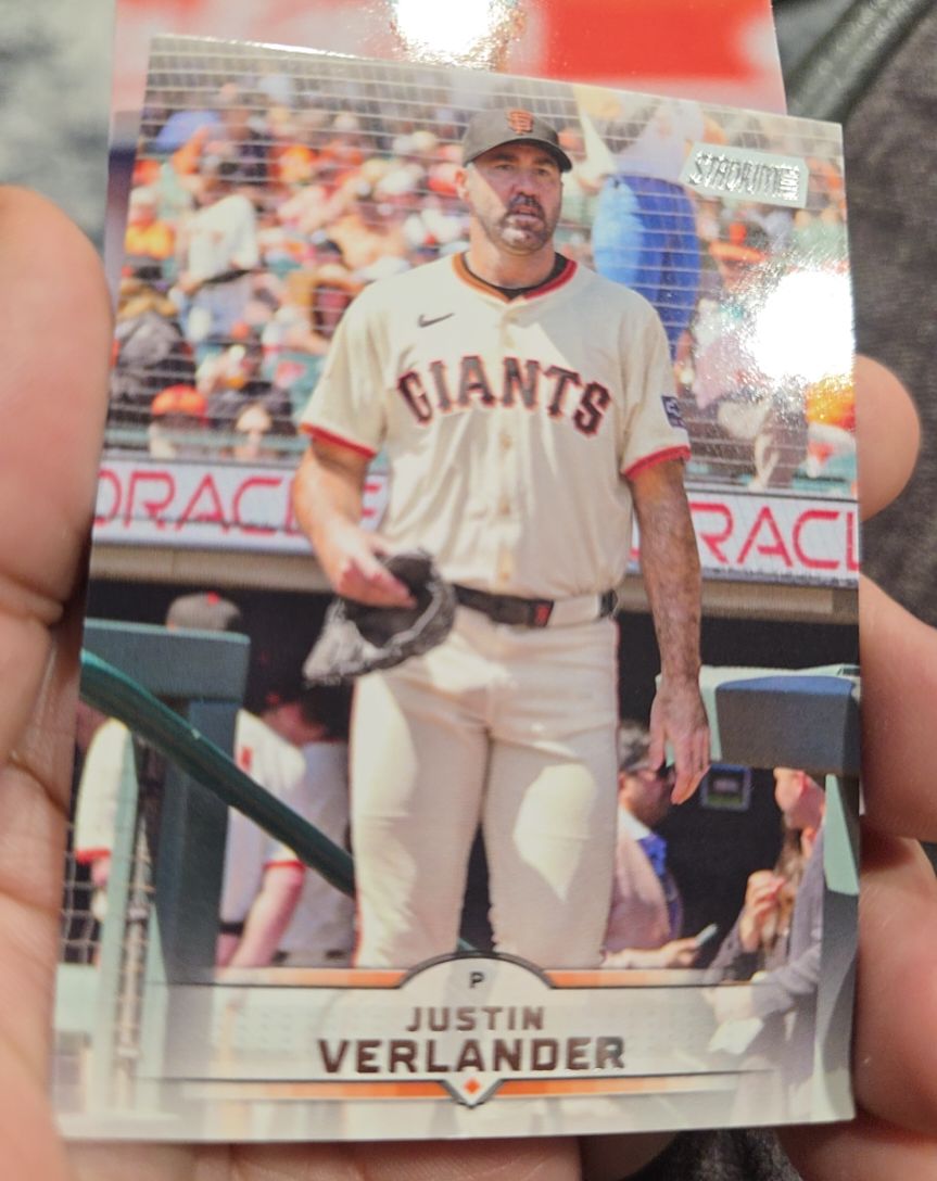2025 Topps Stadium Club #162 Justin Verlander — front