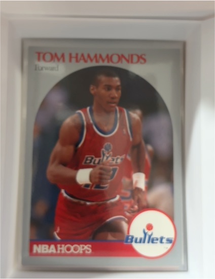 1990-91 NBA Hoops #298 Tom Hammonds — front