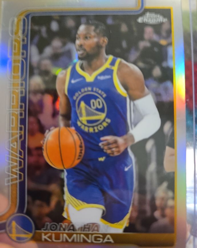 2025-26 Topps Chrome #211 Jonathan Kuminga — front