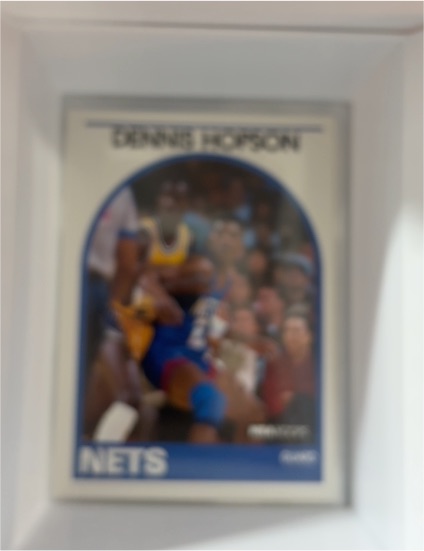 1989-90 Hoops #006 Dennis Hopson — front