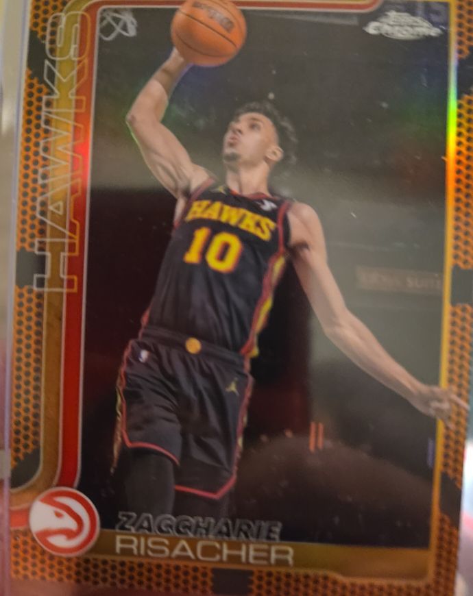 2025 Topps Chrome #2 Zaccharie Risacher — front