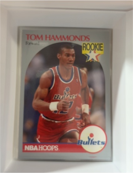 1990-91 NBA Hoops #298 Tom Hammonds — front