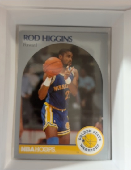 1990-91 Hoops #114 Rod Higgins — front