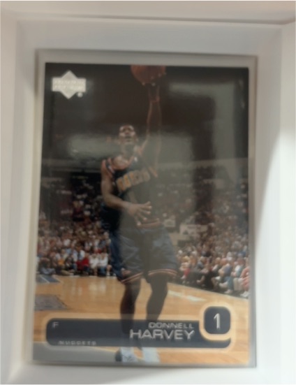 2002-03 Upper Deck #1 Donnell Harvey — front