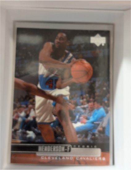 1999-00 Upper Deck #202 Cedric Henderson — front