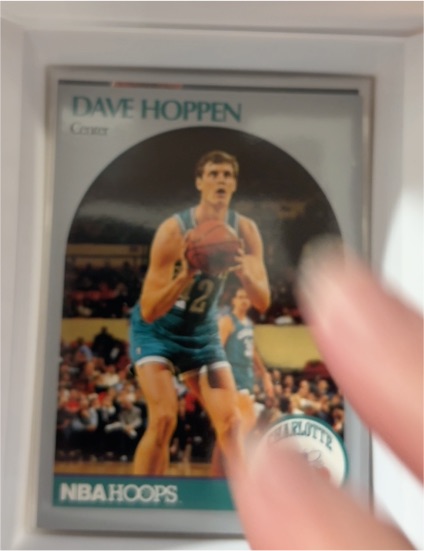 1990 NBA Hoops #55 Dave Hoppen — front
