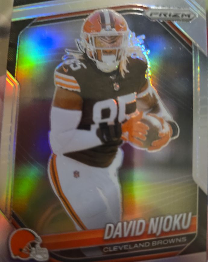 2025 Panini Prizm #155 David Njoku — front