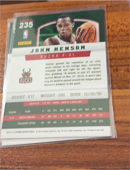 2012-13 Panini #235 John Henson — front