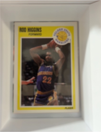 1989-90 Fleer #54 Rod Higgins Golden State Warriors — front