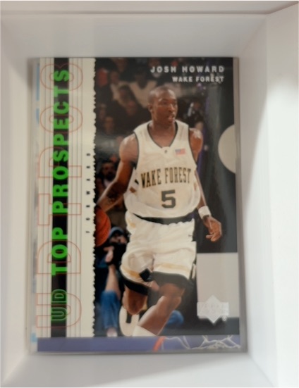 2003-04 Upper Deck Top Prospects #25 Josh Howard — front