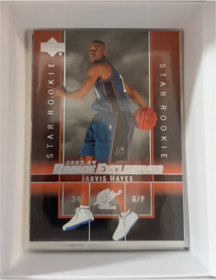 2003-04 Upper Deck Rookie Exclusives #7 Jarvis Hayes — front