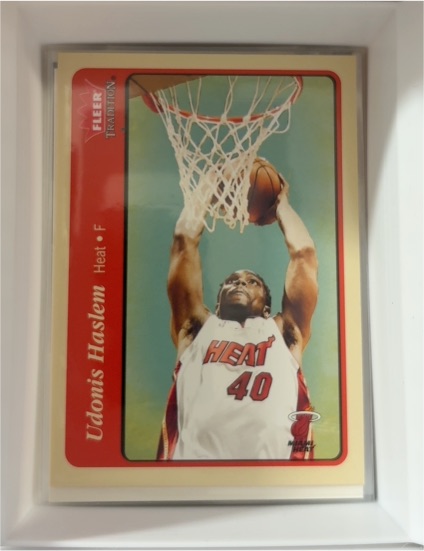 2004-05 Fleer Tradition #95 Udonis Haslem Miami Heat — front