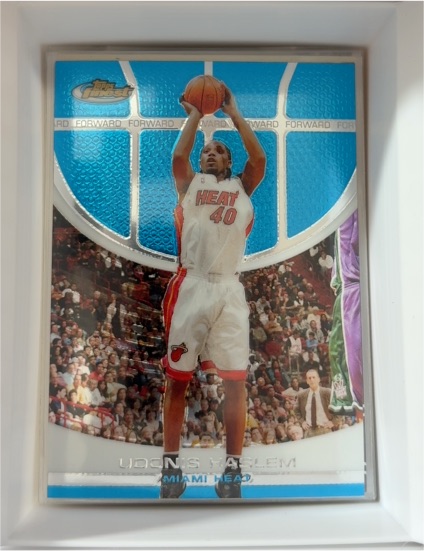 2005-06 Topps Finest #63 Udonis Haslem — front