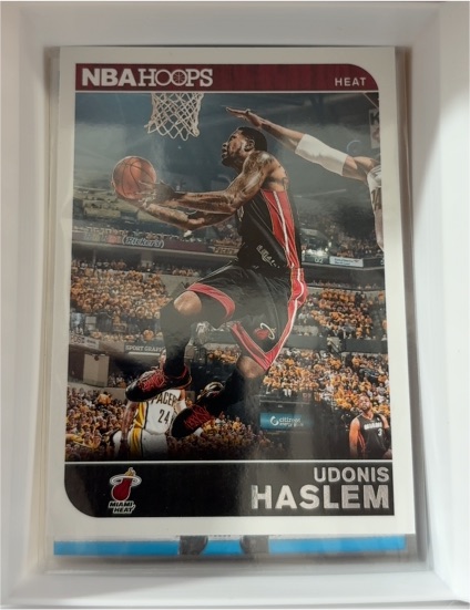 2014-15 Panini NBA Hoops #167 Udonis Haslem — front