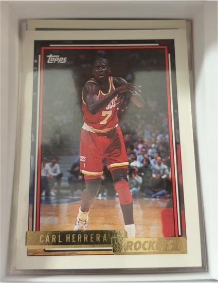 1992 Topps Gold #396 Carl Herrera — front