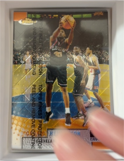 1997-98 Topps Finest #114 Derek Anderson — front