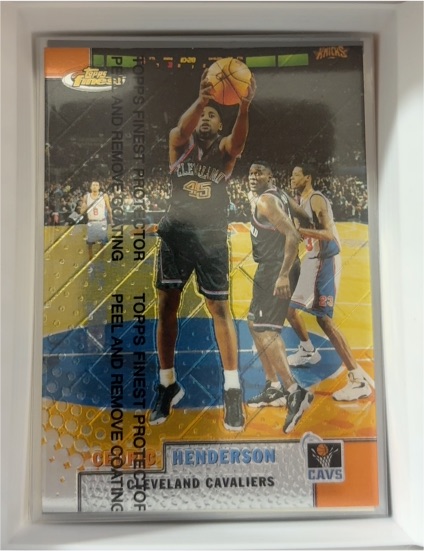 1999-00 Topps Finest #142 Cedric Henderson — front