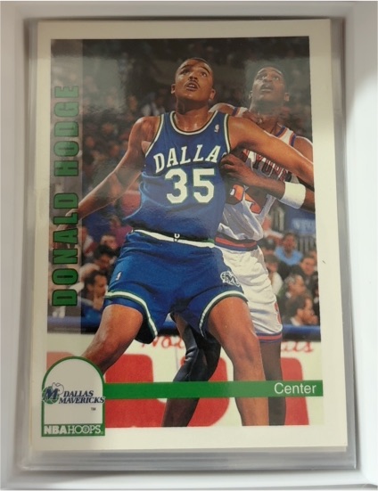 1992-93 NBA Hoops #370 Donald Hodge — front