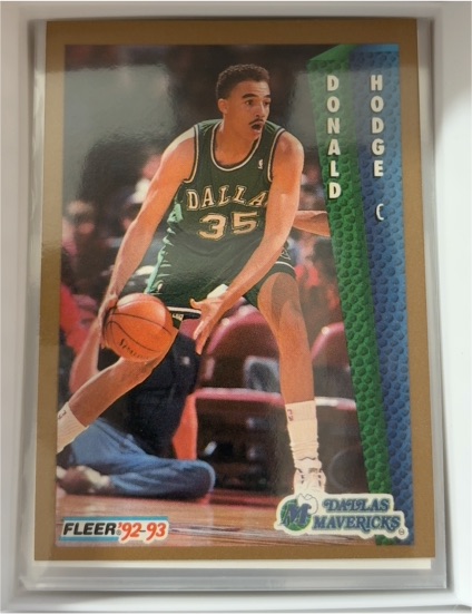 1992-93 Fleer #50 Donald Hodge — front