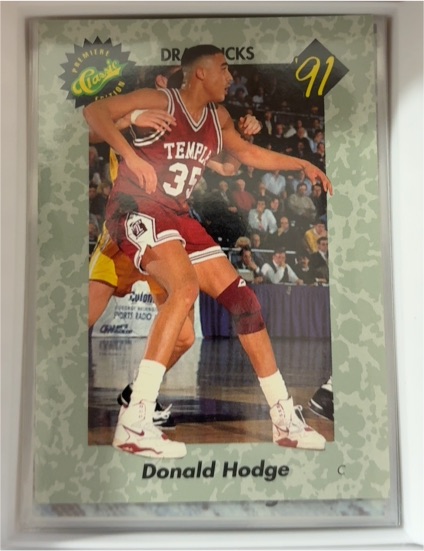 1991 Classic Draft Picks #23 Donald Hodge — front