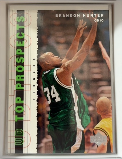 2003-04 Upper Deck Top Prospects #28 Brandon Hunter — front