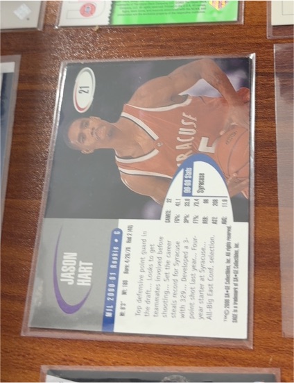 2000 Fleer #21 Jason Hart — front