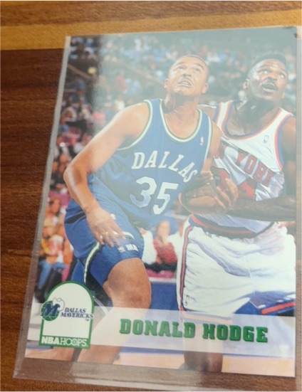 1993-94 NBA Hoops #46 Donald Hodge — front