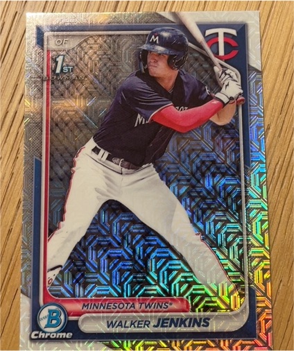 2024 Bowman Chrome #BCP-43 Walker Jenkins — front