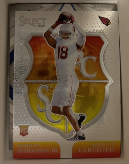 2024 Panini Select Certified #5 Marvin Harrison Jr. — front