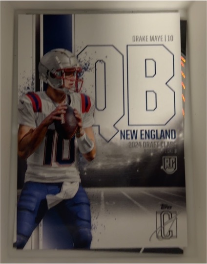 2024 Topps Signature Class #110 Drake Maye — front