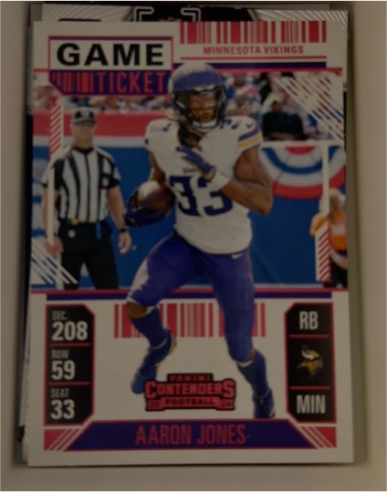 2024 Panini Contenders #64 Aaron Jones — front