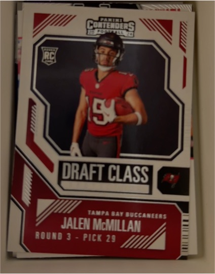 2024 Panini Contenders #19 Jalen McMillan Draft Class Contenders — front