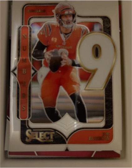 2024 Panini Select Numbers #15 Joe Burrow — front