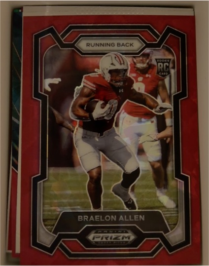 2024 Panini Prizm Draft Picks #129 Braelon Allen — front