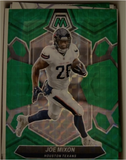2024 Panini Mosaic #86 Joe Mixon Green Mosaic Prizm Houston Texans — front