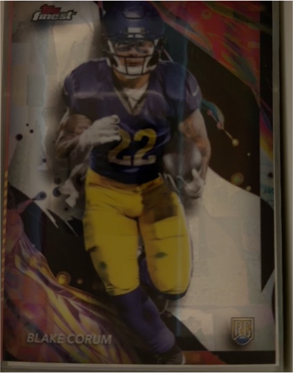 2024 Topps Finest #177 Blake Corum Rookie — front