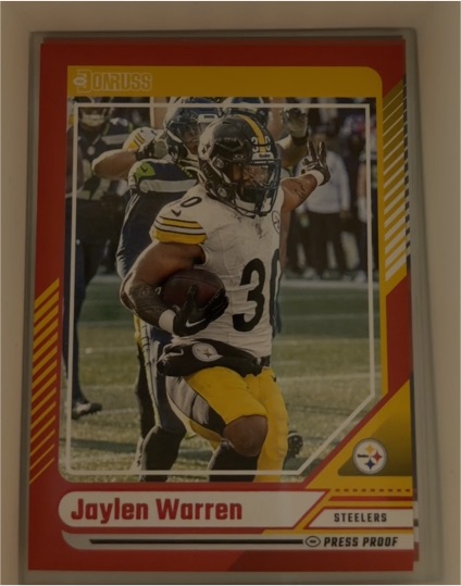 2024 Donruss #256 Jaylen Warren — front