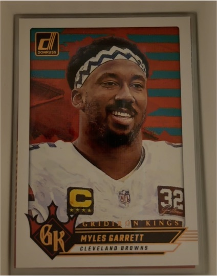 2024 Donruss Gridiron Kings #15 Myles Garrett — front