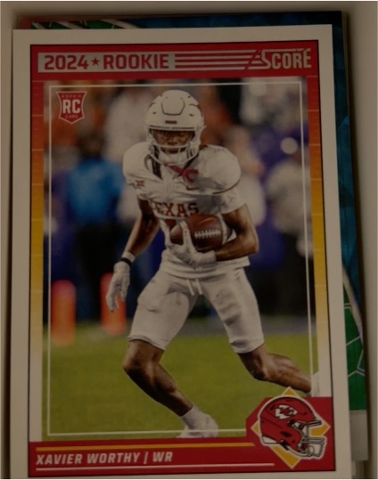 2024 Panini Score #324 Xavier Worthy Rookie — front