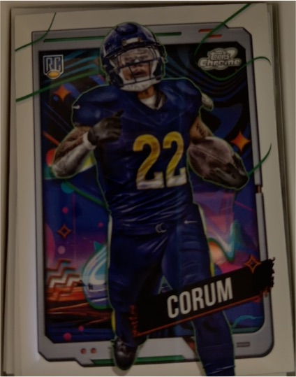 2024 Topps Chrome Cosmic #153 Blake Corum — front