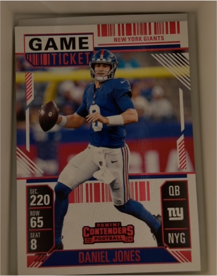 2024 Panini Contenders #73 Daniel Jones — front