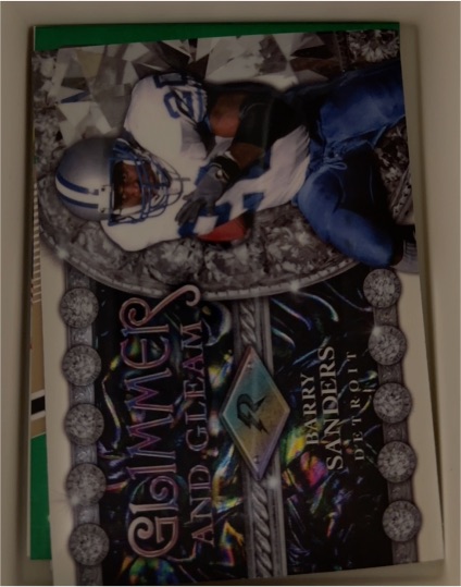 2024 Topps Resurgence #GG-10 Barry Sanders Glimmer and Gleam — front