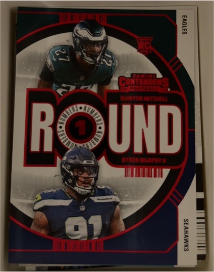 2024 Panini Contenders Round Numbers #24 Quinyon Mitchell/Byron Murphy II — front
