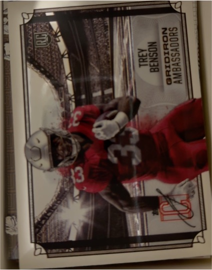 2024 Topps Signature Class #GA-9 Trey Benson — front